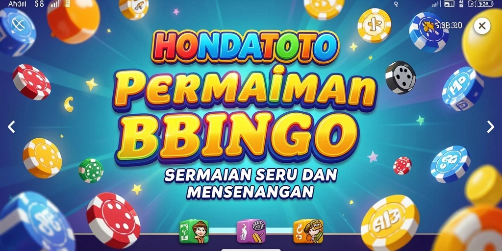 Screenshot gameplay HONDATOTO yang penuh kegembiraan dalam permainan Bingo.