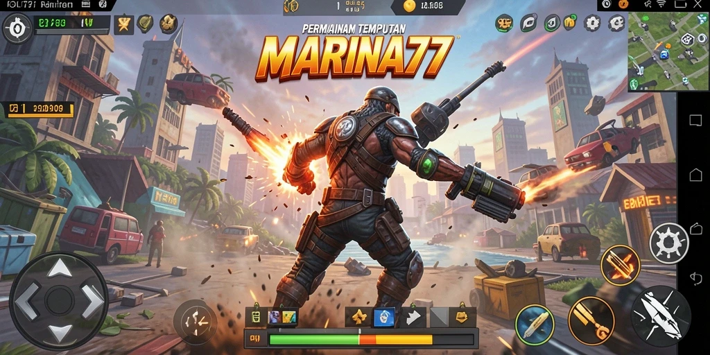 Tampilkan gameplay seru dan intens dalam MARINA77.