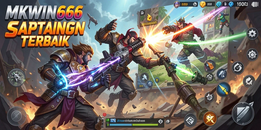 Screenshot MKWIN666 menunjukkan aksi mendebarkan dengan grafis menakjubkan.