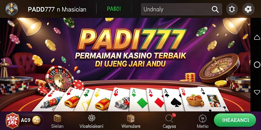 Tampilan gameplay PADI777 yang menarik dan mendebarkan.