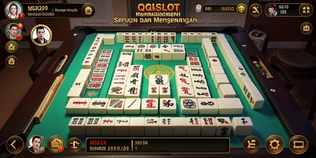 Tampilan menarik dari gameplay Mahjong di QQSLOT.