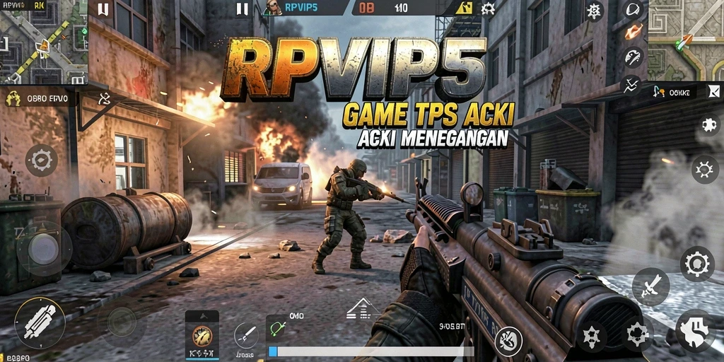 Screenshot RPVIP5 menampilkan aksi pertempuran yang mendebarkan.