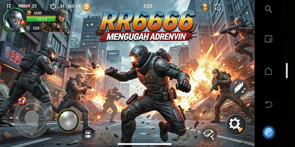 Tampilan gameplay mendebarkan dari game RR666 dengan aksi seru.