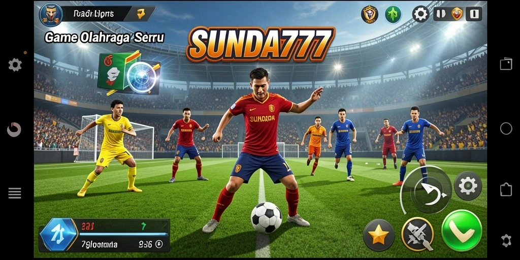 Screenshot SUNDA777 menampilkan gameplay seru dengan aksi olahraga yang mendebarkan.