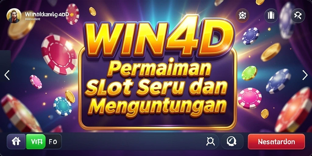Tampilan gameplay Slot WIN4D yang mengasyikkan dan penuh warna.